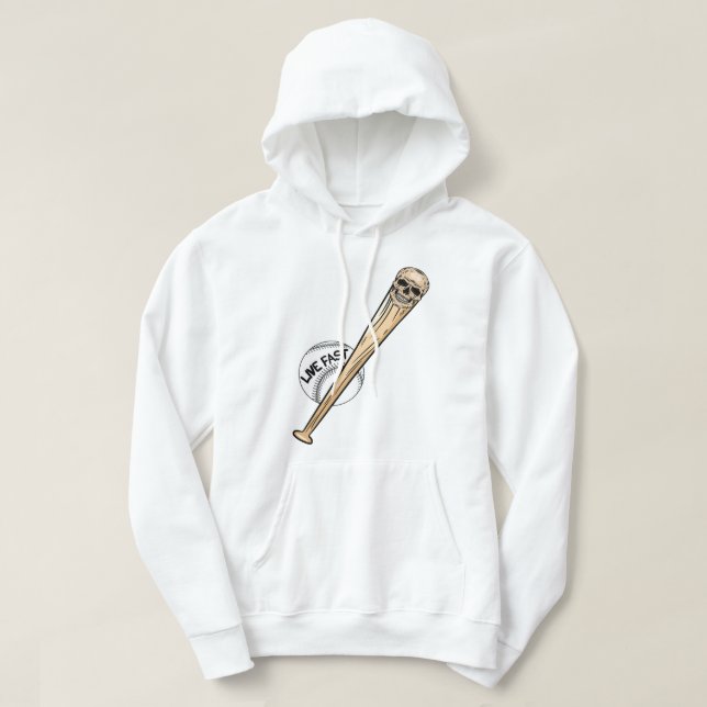 Baseball Skull Hoodie (Design Front)