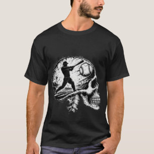 Baseball Skull Swing T-Shirt