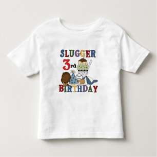 Baseball Slugger 3rd Birthday Tshirts