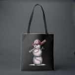 Baseball Snowman Balls Snow Christmas Xmas Gifts Tote Bag<br><div class="desc">Baseball Snowman Balls Snow Christmas Xmas Gifts</div>
