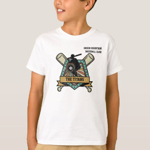 Baseball Softball Club Team League Name Number T-Shirt
