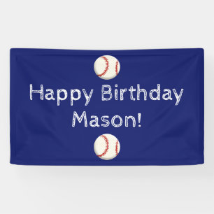 Baseball / Softball Custom Party Banner