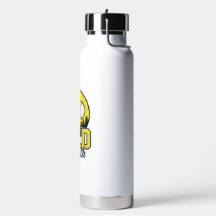 Baseball Softball Dad of Both Vintage Vector Desig Water Bottle