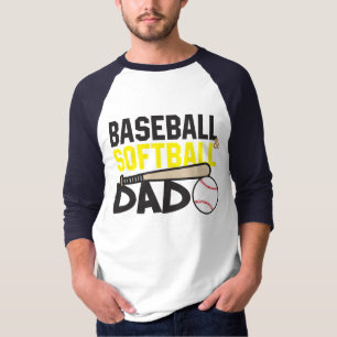 Baseball Softball Dad T-Shirt Proud Sport Parents