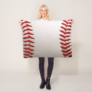 Baseball Softball Fleece Blanket