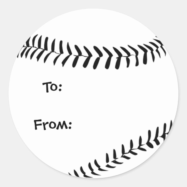 Baseball / Softball Gift Tags (Front)