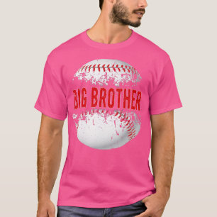 Baseball Softball Lover Ball Big Brother Fathers D T-Shirt