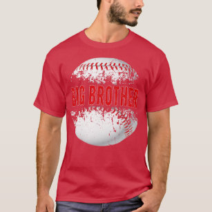 Baseball Softball Lover Ball Big Brother Fathers D T-Shirt