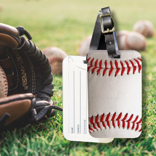 Baseball Softball Luggage Tag