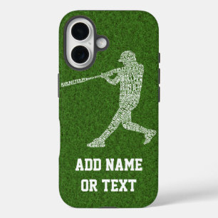 Baseball Softball Player Terminology iPhone 16 Case