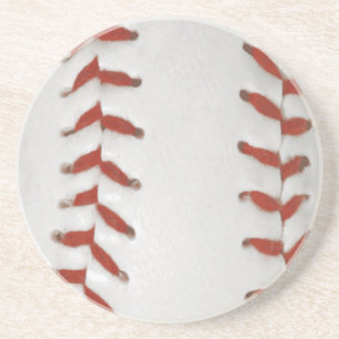 Baseball Softball Print Pattern Background Coaster
