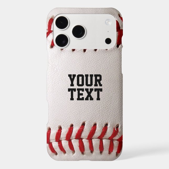 Baseball Softball Stitching Custom Text (Back)