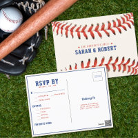 Baseball Softball The Perfect Catch Wedding RSVP