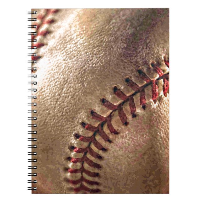 Baseball Spiral Notebook (Front)