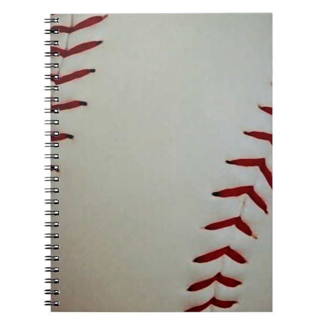 Baseball Spiral Notebook (Front)