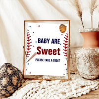 Baseball Sport baby are sweet baby shower favour