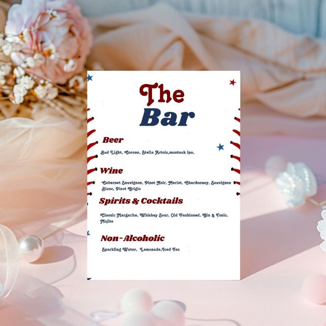  Baseball Sport Bachelorette Mimosa Bar Pedestal Sign (Creator Uploaded)