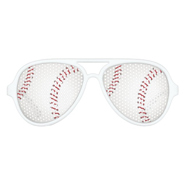 Baseball | Sport fan Aviator Sunglasses (Front)