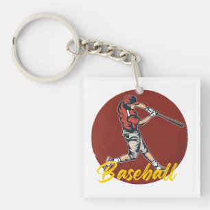 Baseball Sport Key Ring
