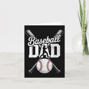 Baseball Sport Lovers For Fathers Day  Card