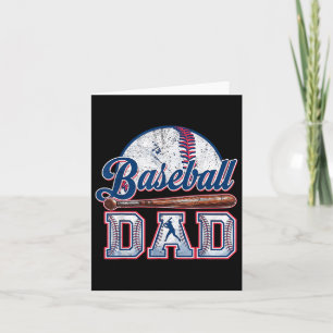 Baseball Sport Lovers For Fathers Day  Card