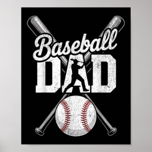 Baseball Sport Lovers For Fathers Day Poster