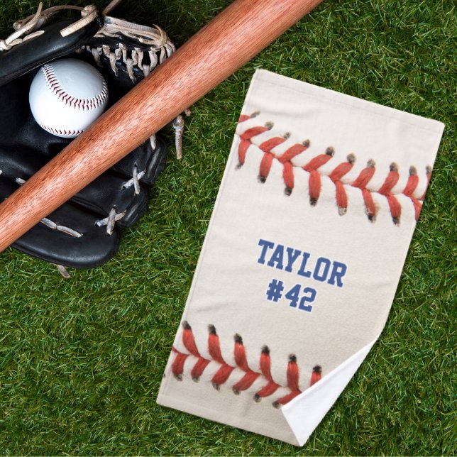 Baseball Sport Player Name Team Number Hand Towel (Baseball Sport Player Name Team Number Hand Towel)