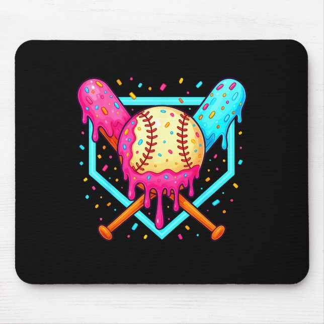 Baseball Sport Respect The Drip Boys Baseball _1  Mouse Pad (Front)