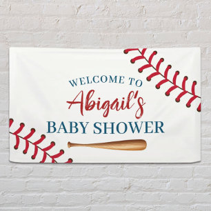 Baseball Sports Baby Shower  Banner