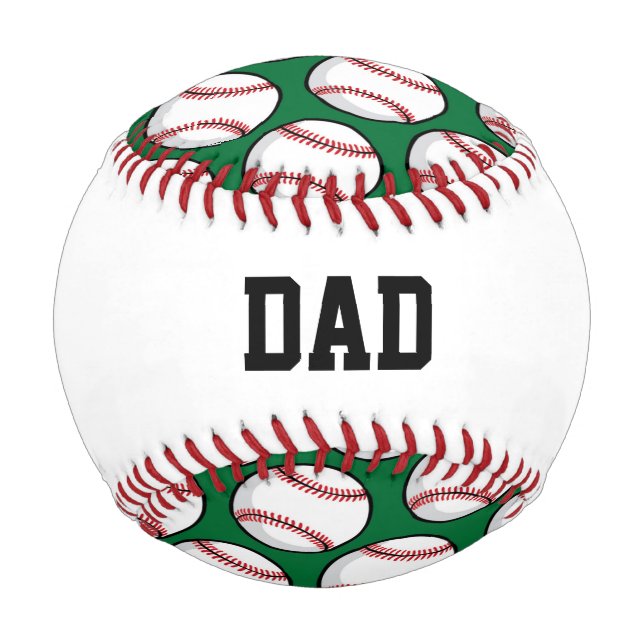 Baseball Sports DAD Ball Game Fathers Day (Back)