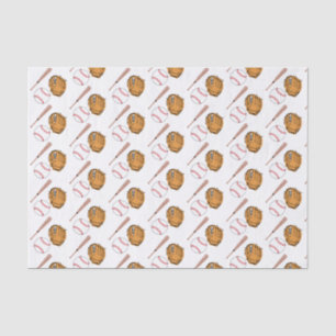 Baseball Sports Little Rookie Boy Baby Shower Tissue Paper