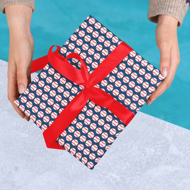 Baseball Sports Party Wrapping Paper (Creator Uploaded)