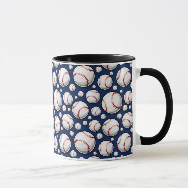 Baseball Sports Pattern Mug (Right)