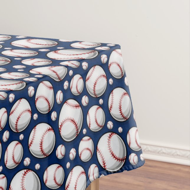 Baseball Sports Pattern Tablecloth (In Situ)