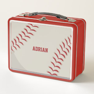 Baseball Sports Personalized   Metal Lunch Box