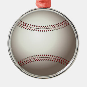 Baseball Sports Team Game Coach Family Friend Fun Metal Tree Decoration