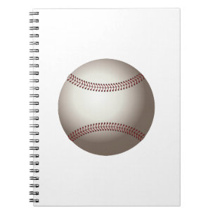 Baseball Sports Team Game Coach Family Friend Fun Spiral Notebook