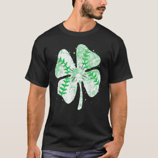 Baseball St Patricks Day Boys Men Catcher Pitcher T-Shirt