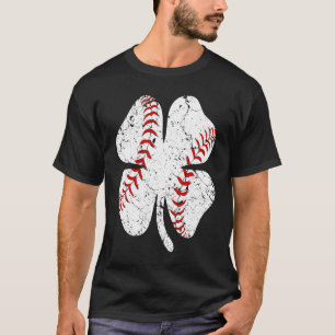 Baseball St Patricks Day Boys Men Catcher Pitcher  T-Shirt