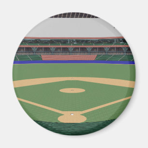 Baseball Stadium: 3D Model: Magnet