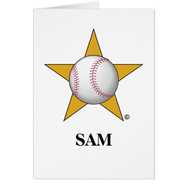 Baseball Star (Front)