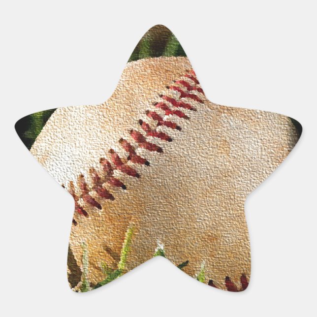 Baseball Star Sticker (Front)