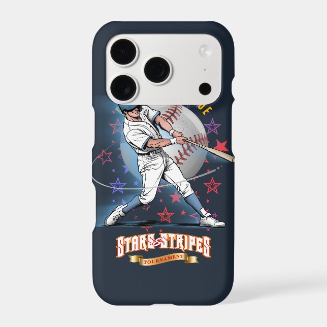 Baseball Stars & Stripes (Dark mode) | (Back)