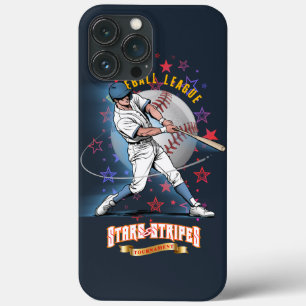 Baseball Stars & Stripes (Dark mode)   iPhone 13 Pro Max Case