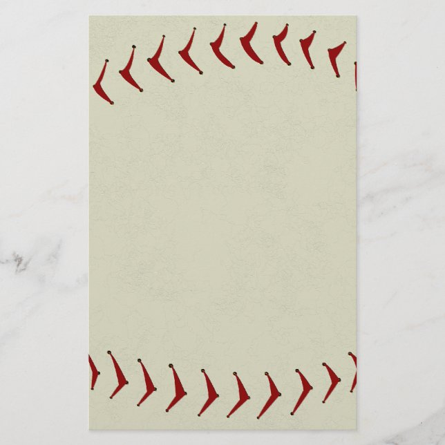 Baseball Stationery (Front)