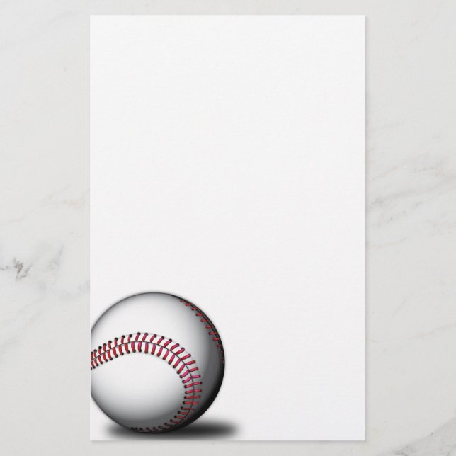 Baseball Stationery (Front)