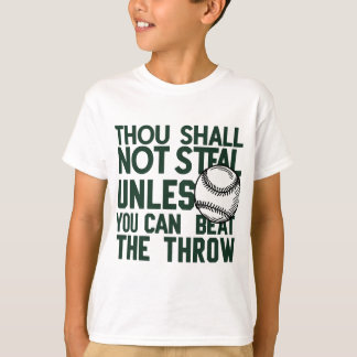Baseball Stealing Humour Shirt