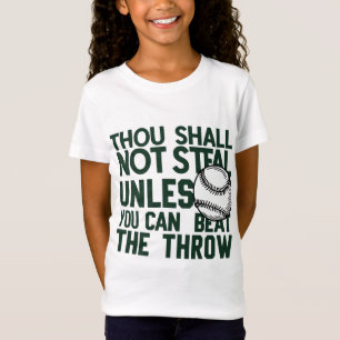 Baseball Stealing Humour Shirt