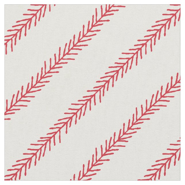 Baseball Stitch Cotton Fabric (Close Up)