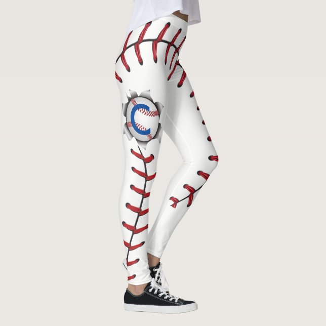 Baseball Stitches Season Leggings (Right)